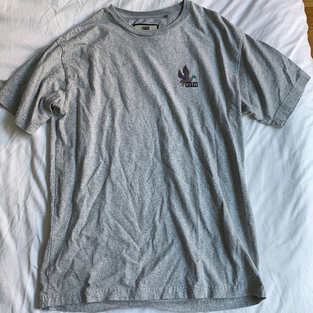 Kith Stop the Hunt Short-Sleeve Gray T-Shirt